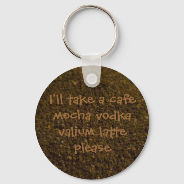 Llavero tecla de pedido de bebida (Anverso)