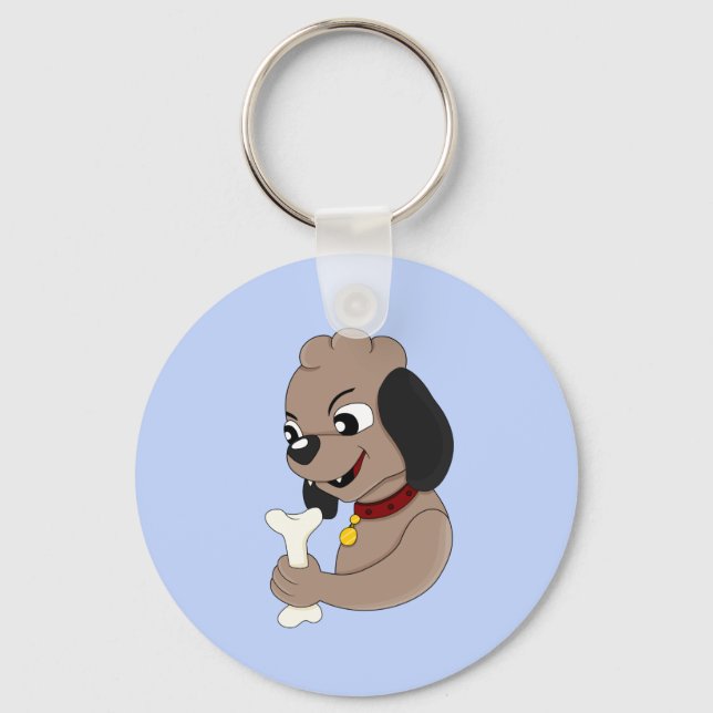 Llavero Tecla de personalizado de cachorros (Anverso)