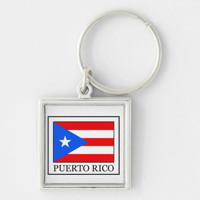 Llavero Tecla de Puerto Rico (Frente)