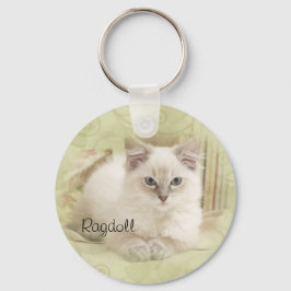 Llavero Tecla de Ragdoll verde