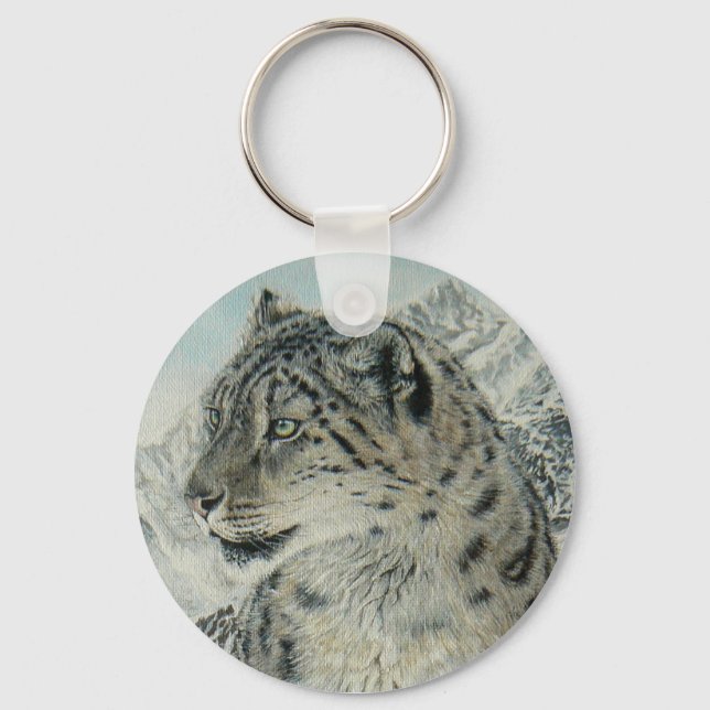 Llavero Tecla de Summit King Snow Leopard (Anverso)