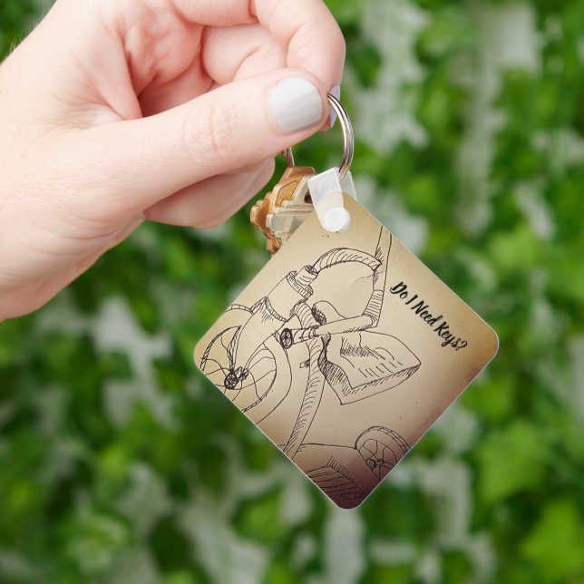 Llavero Tecla de triciclo (Mano)