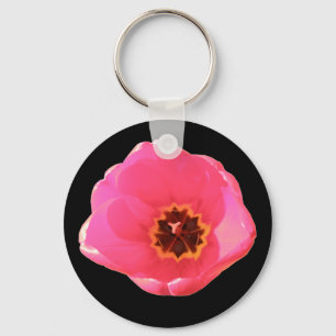 Llavero Tecla de tulipano rosa