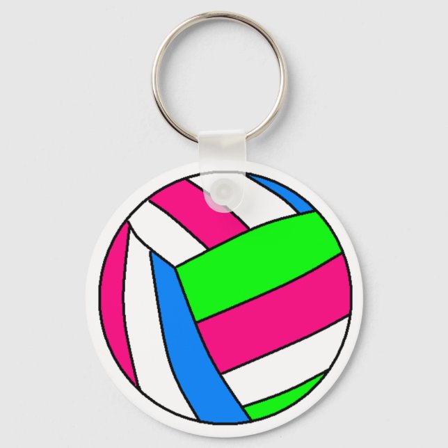 Llavero Tecla de voleibol (Anverso)