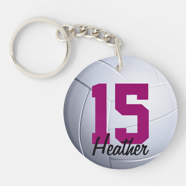 Llavero Tecla de voleibol (Frente)