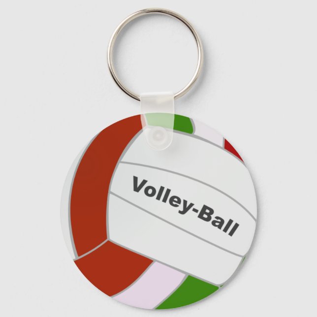 Llavero Tecla de voleibol (Anverso)