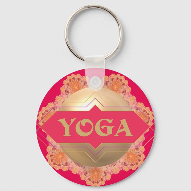 Llavero Tecla de Yoga Spirit (Anverso)