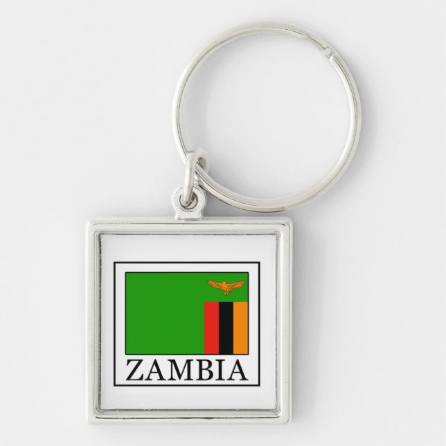 Llavero Tecla de Zambia (Frente)