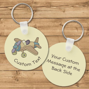 Llavero Tecla del avión de juguete