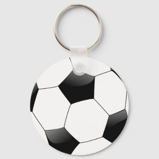 Llavero Tecla del botón de bola de fútbol