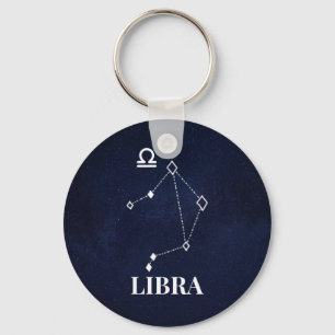 Llavero Tecla del botón de Constelación de Libra