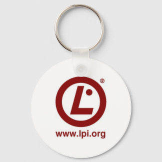 Llavero Tecla del botón de logotipo LPI