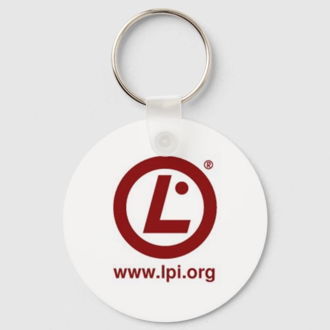 Llavero Tecla del botón de logotipo LPI (Anverso)