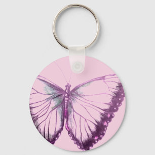 Llavero Tecla del botón de mariposa