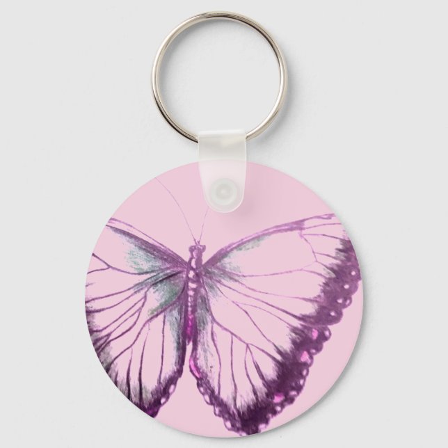 Llavero Tecla del botón de mariposa (Anverso)