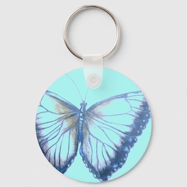 Llavero Tecla del botón de mariposa (Anverso)