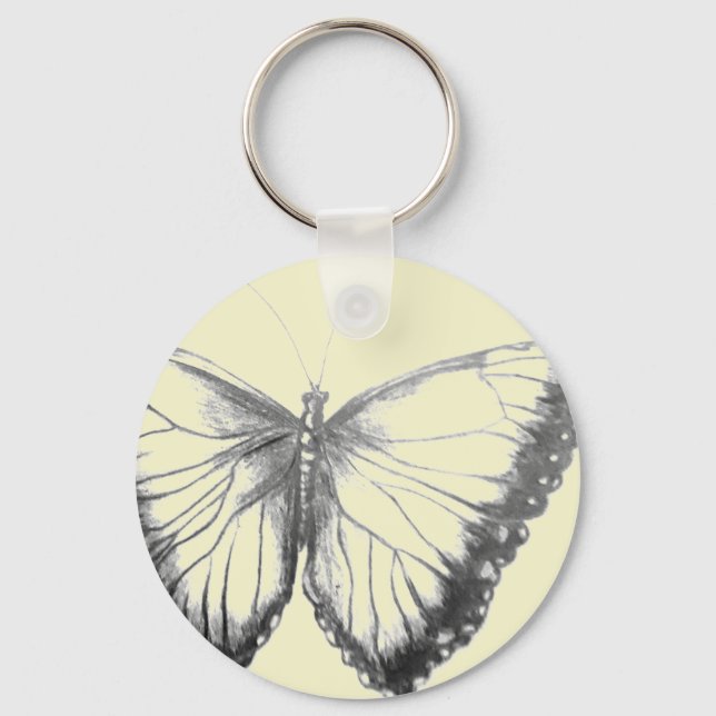Llavero Tecla del botón de mariposa (Anverso)