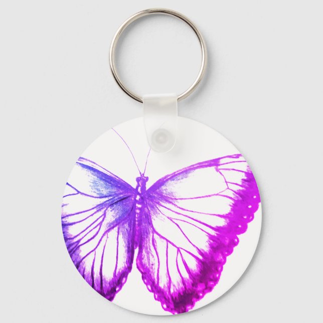 Llavero Tecla del botón de mariposa (Anverso)