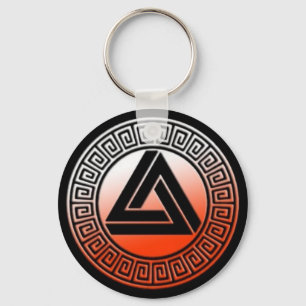 Llavero Tecla del logotipo del Naranja de sangre