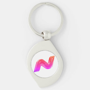 Llavero Tecla del logotipo rosa especial de Nova