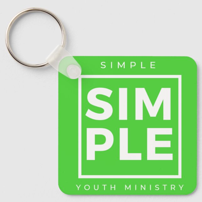 Llavero Tecla del Ministerio de la Juventud Simple (Anverso)