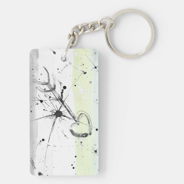 Llavero Tecla del orgullo Aromántico TROS (Aro) (Atrás)