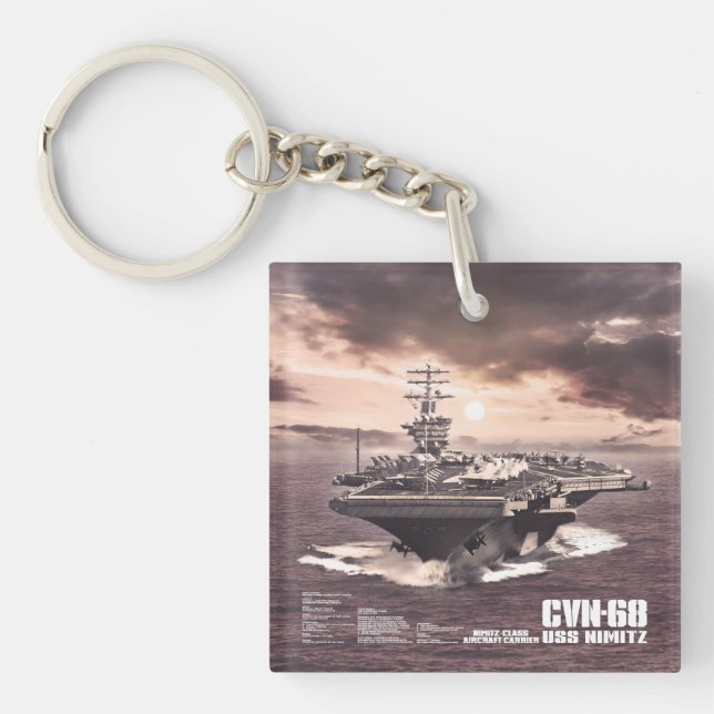 Llavero Tecla del portaaviones Nimitz Aif (Frente)