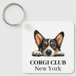 Llavero Tecla del tema del club de Personalizado de Black