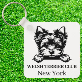 Llavero Tecla del tema del club de Personalizado de Welsh 