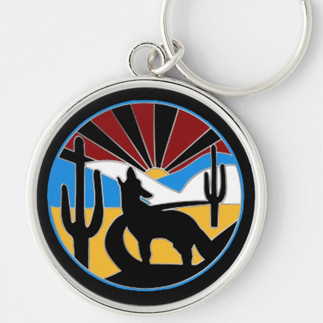 Llavero Tecla Desert Sunset (Frente)