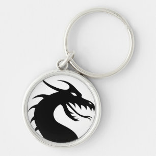Llavero Tecla Dragon Silhouette