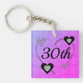 Llavero Tecla especial de cumpleaños 30 personalizada