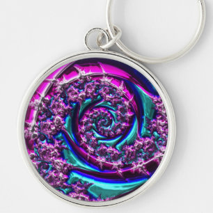 Llavero Tecla Fractal Glass 2