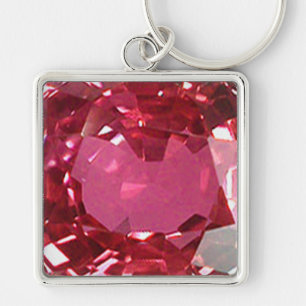 Llavero Tecla Gemstone rosa