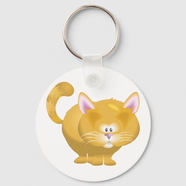 Llavero Tecla Ginger Cat (Anverso)