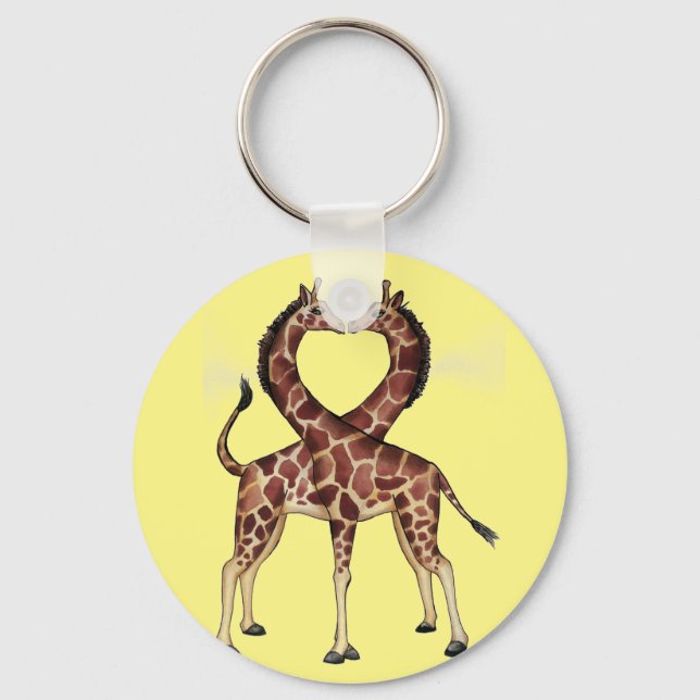 Llavero Tecla Giraffe Love (Anverso)