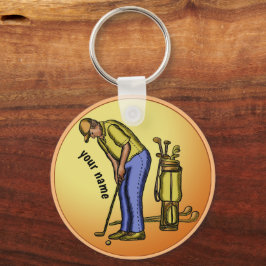 Llavero Tecla Golfer Grandpa