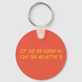 Llavero Tecla GPS personalizada