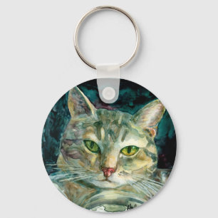 Llavero Tecla Gray Tabby Cat