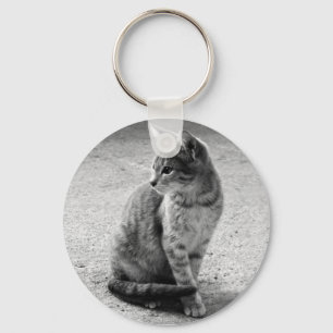 Llavero Tecla Gris Cat