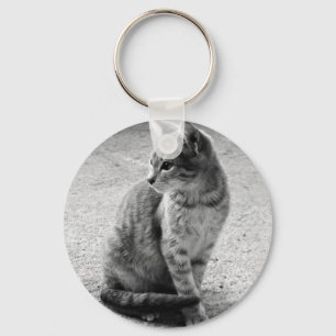 Llavero Tecla Gris Cat