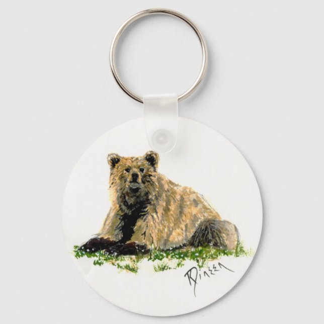 Llavero Tecla Grizzly Bear (Anverso)