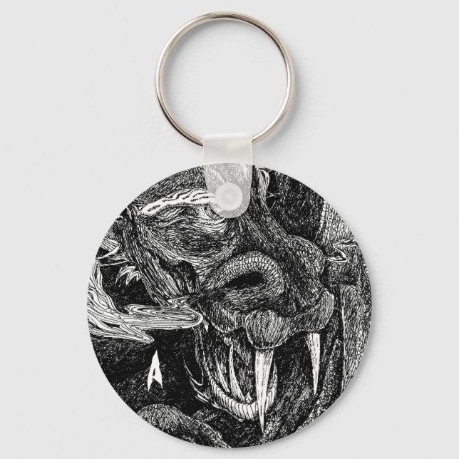 Llavero Tecla 'inicial' de dragón (Anverso)