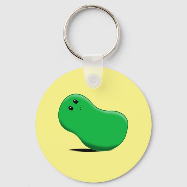 Llavero Tecla Jellybean verde (Anverso)