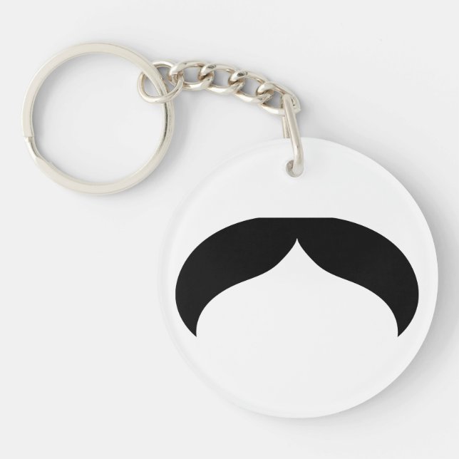 Llavero Tecla Mustache (Frente)