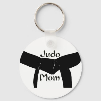 Llavero Tecla para la madre del judo del cinturón negro de