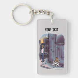 Llavero Tecla para mendigar gato