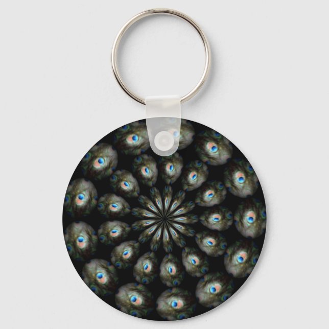 Llavero Tecla Peacock Eye (Anverso)