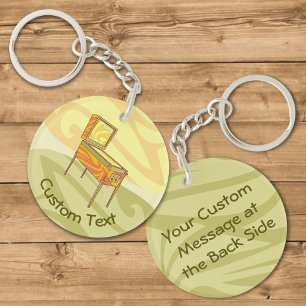 Llavero Tecla Pinball Machine Keychain