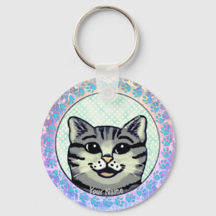 Llavero Tecla Ratzy cat Face